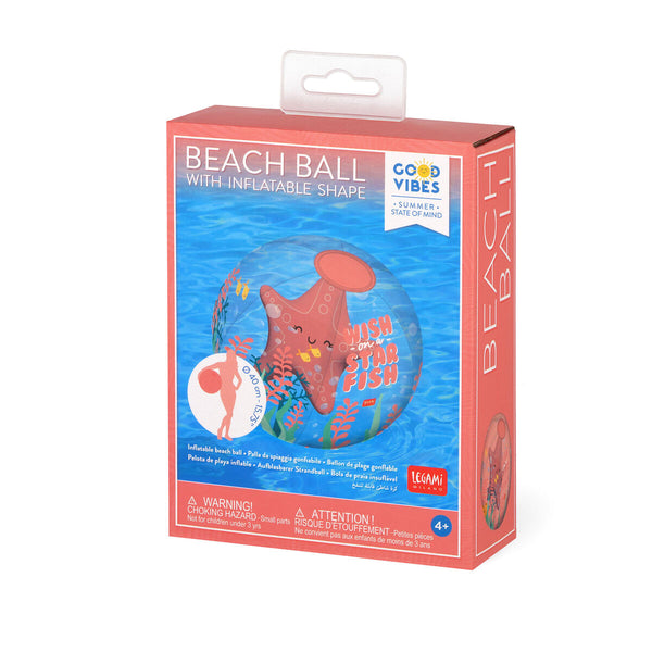 LEGAMI INFLATABLE BEACH BALL - STARFISH
