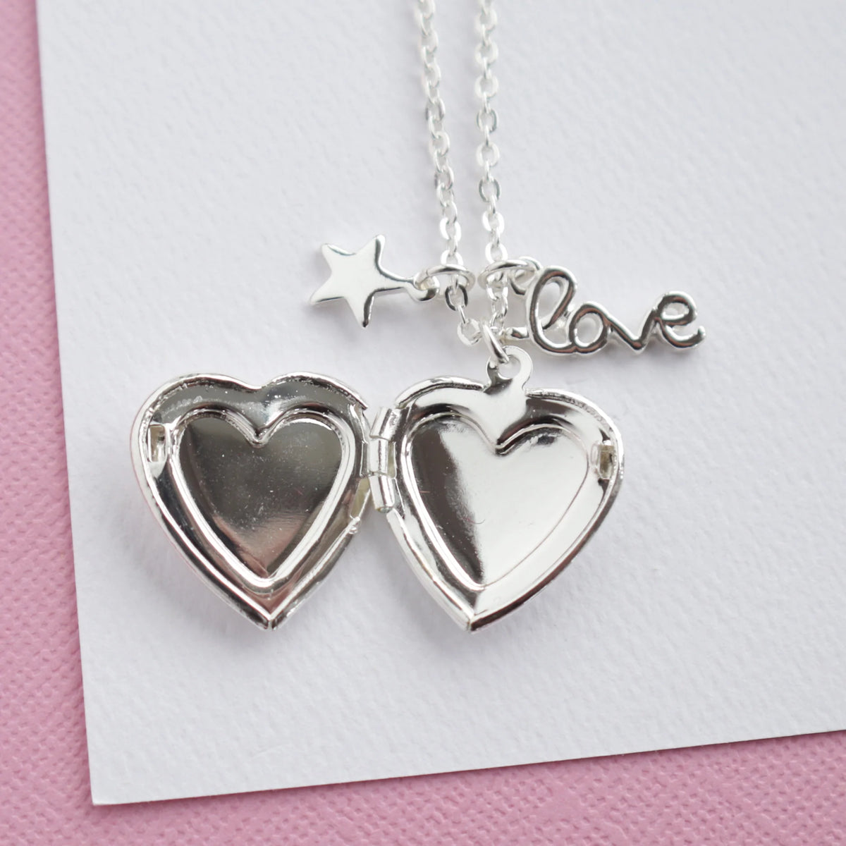 LOVE HEART LOCKET NECKLACE
