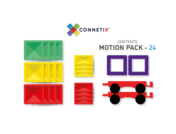 CONNETIX - RAINBOW MOTION PACK 24PC