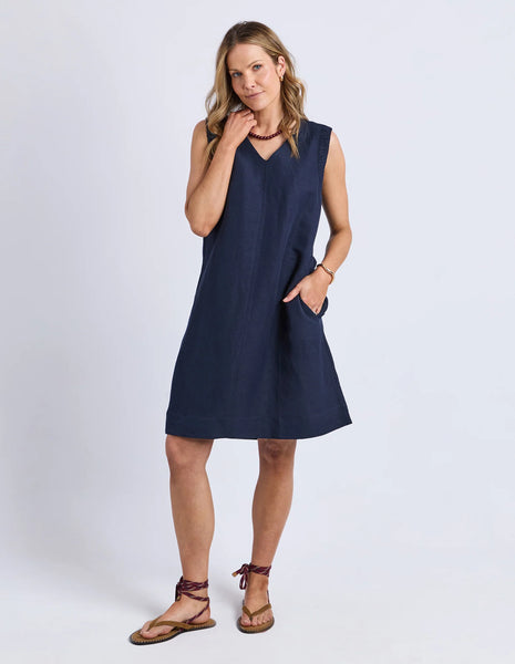 FOXWOOD - BERMUDA DRESS NAVY