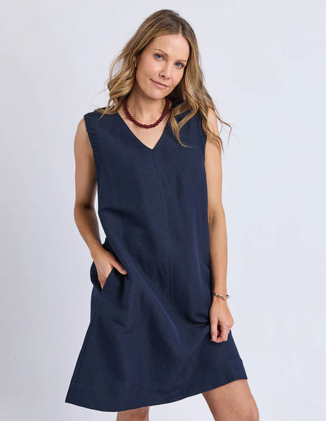 FOXWOOD - BERMUDA DRESS NAVY