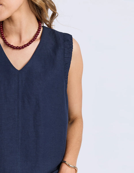 FOXWOOD - BERMUDA DRESS NAVY