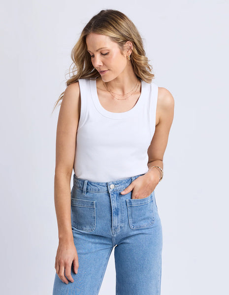 FOXWOOD - IRIS TANK WHITE