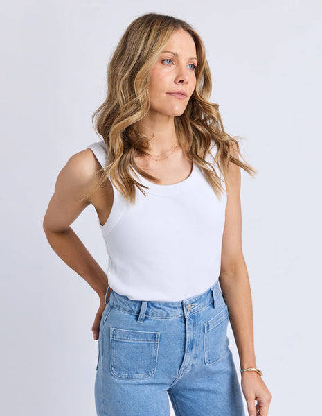 FOXWOOD - IRIS TANK WHITE