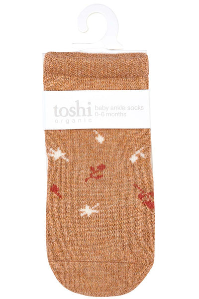 TOSHI - ANKLE SOCKS MAPLE LEAVES