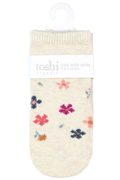 TOSHI - BABY SOCKS WILD FLOWERS