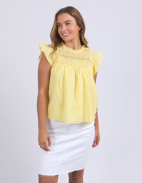 FOXWOOD - ADELYN TOP LEMON