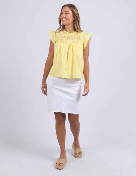 FOXWOOD - ADELYN TOP LEMON