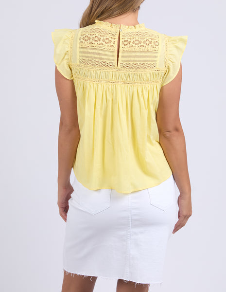 FOXWOOD - ADELYN TOP LEMON