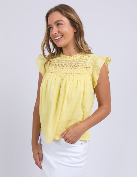 FOXWOOD - ADELYN TOP LEMON