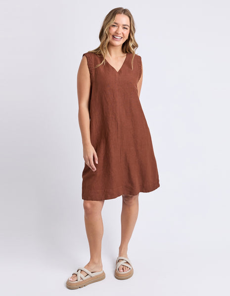 FOXWOOD - BERMUDA DRESS CHOCOLATE