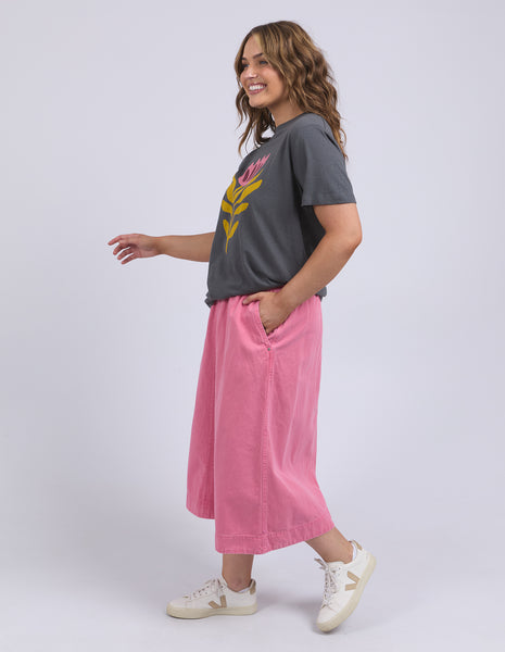 ELM - FIORE TEE CHARCOAL