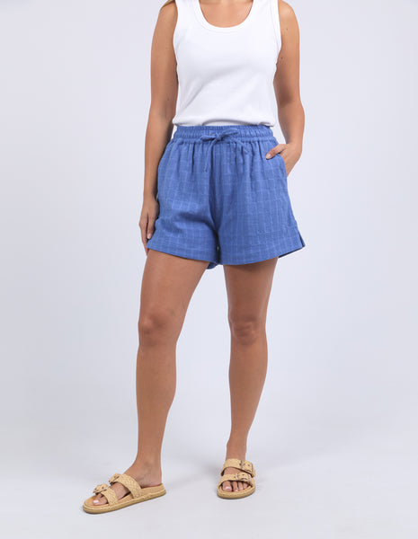 FOXWOOD - GETAWAY SHORT BLUE