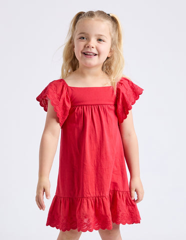 EVE GIRL - MAISIE DRESS RED