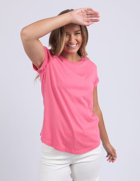 FOXWOOD - MANLY TEE HOT PINK
