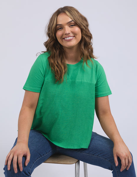 ELM - MELROSE TOP SPRING GREEN