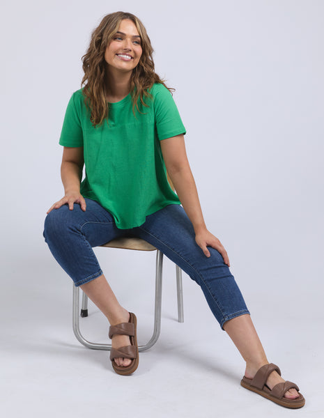 ELM - MELROSE TOP SPRING GREEN