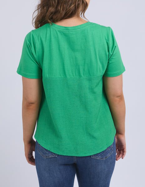ELM - MELROSE TOP SPRING GREEN
