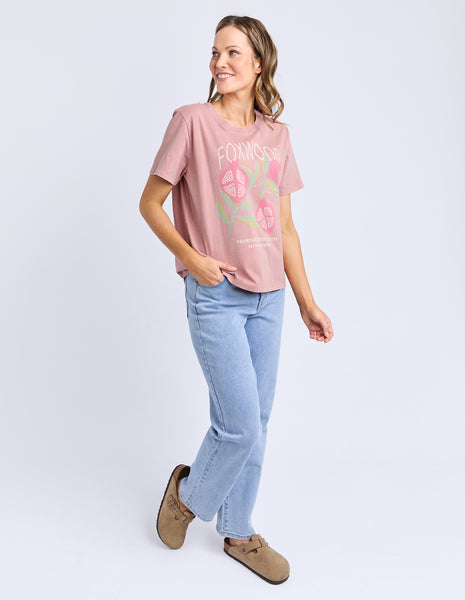 FOXWOOD - POMEGRANATE TEE ASH ROSE