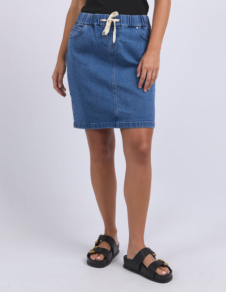 FOXWOOD - RIO SKIRT MID BLUE