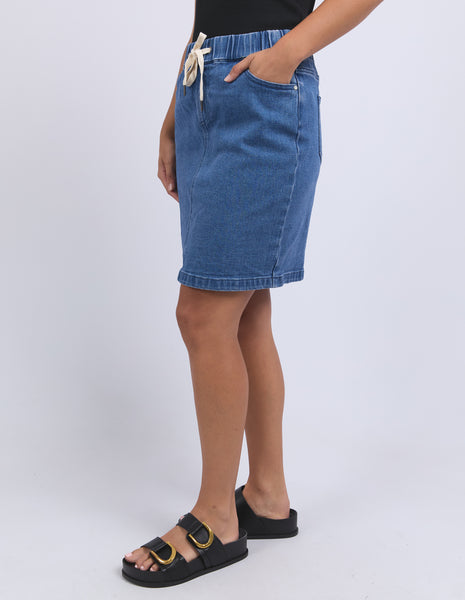 FOXWOOD - RIO SKIRT MID BLUE