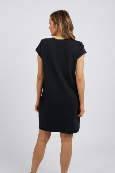 FOXWOOD - SIGNATURE TEE DRESS BLACK