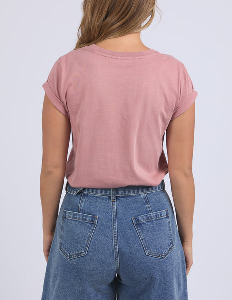 FOXWOOD - SIGNATURE TEE ASH ROSE