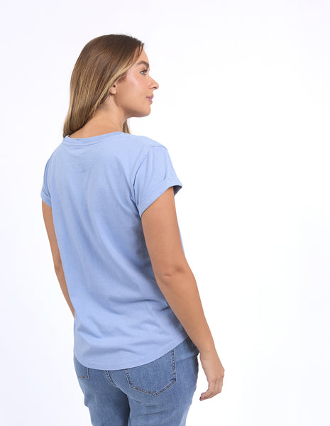FOXWOOD - SIGNATURE TEE LIGHT BLUE