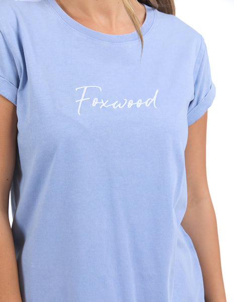 FOXWOOD - SIGNATURE TEE LIGHT BLUE