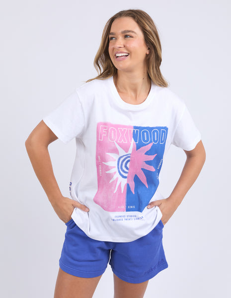 FOXWOOD - SOLAR TEE WHITE