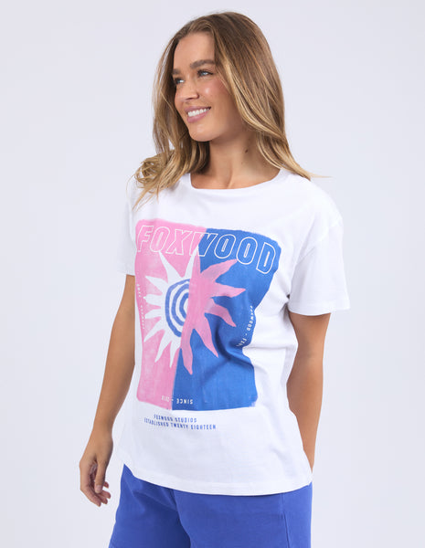 FOXWOOD - SOLAR TEE WHITE