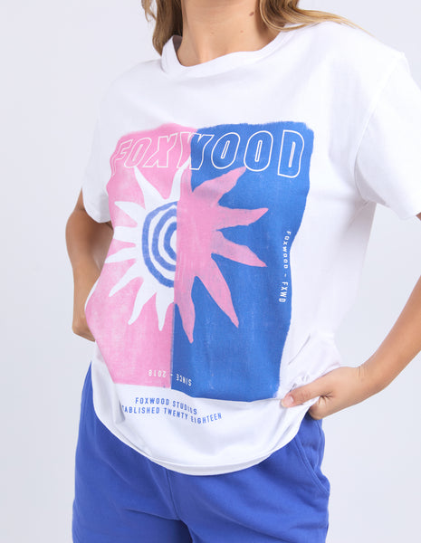 FOXWOOD - SOLAR TEE WHITE
