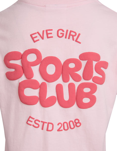 SPORTS CLUB TEE - PALE PINK