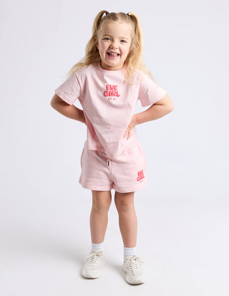 SPORTS CLUB TEE - PALE PINK