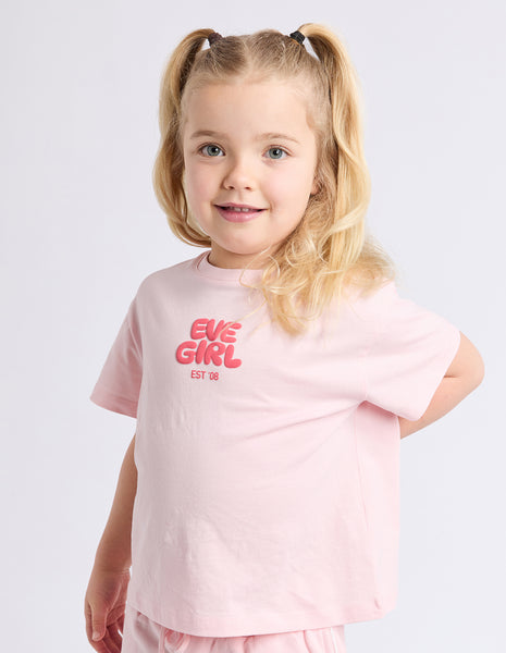 SPORTS CLUB TEE - PALE PINK