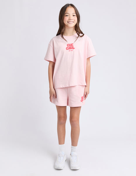 SPORTS CLUB TEE - PALE PINK