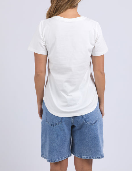 WILD ROSE TEE - VINTAGE WHITE