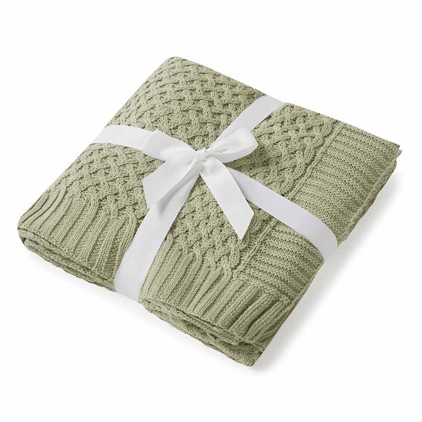 DIAMOND KNIT BLANKET - DEWKIST