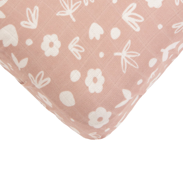 COT SHEET BAMBOO COTTON - DUSTY PINK
