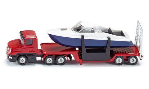 SIKU - LOW LOADER WITH BOAT 1613
