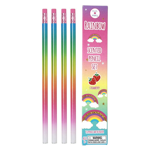 PINK POPPY - SCENTED RAINBOW PENCILS 4PK