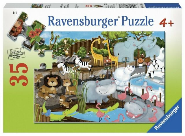 RAVENSBURGER - DAY AT THE ZOO 35PC PUZZLE
