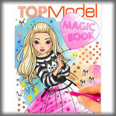 TOP MODEL - MAGIC COLOURING BOOK